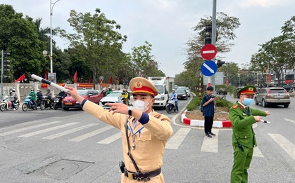 Cập nhật mới nhất các tuyến đường bị cấm, tạm cấm, hạn chế lưu thông tại Hà Nội phục vụ hợp luyện ngày 21/8