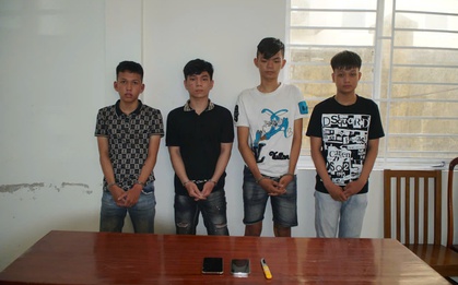 Bắt nhóm thanh niên 16 tuổi dùng dao cướp tài sản của nhiều người đi đường
