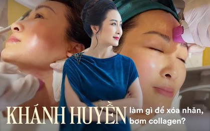 Diễn viên Khánh Huyền tuổi 54 vẫn tự tin khoe mặt mộc căng bóng, mịn mướt: Rất chăm làm 1 việc để xóa nhăn, bơm collagen