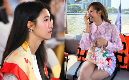 Cùng một túi Louis Vuitton, Phương Nhi mang đi sự kiện với nhà chồng, Lisa đi chơi cùng bạn tỷ phú