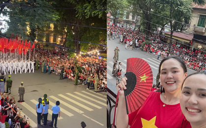 Vợ Duy Mạnh, Văn Quyết khoe góc đu concert quốc gia tuyệt đối điện ảnh từ biệt thự 6 tầng mặt phố Hà Nội