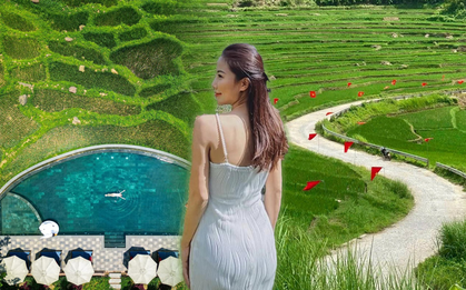 Không phải Sa Pa hay Mù Cang Chải, khung ảnh ruộng bậc thang đẹp như tranh này đang cực hot: Cung đường chữ S rực rỡ cờ đỏ sao vàng, thỏa mãn cả khách đi chill lẫn trekking khám phá