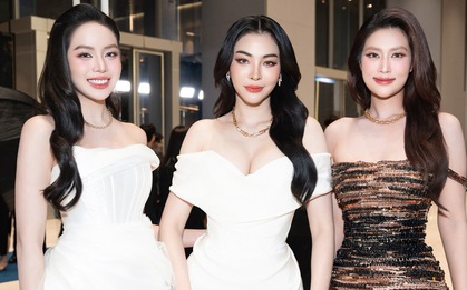 Hoa hậu Thiên Ân - Thanh Thủy đọ sắc "căng đét" với dàn sao hot hit hàng đầu Thái Lan