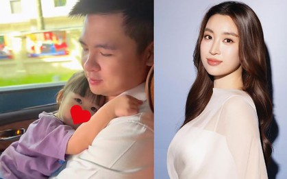 Ái nữ nằm ngoan trong lòng Chủ tịch Hà Nội FC trên xế hộp bạc tỷ, giọng lảnh lót cùng Đỗ Mỹ Linh "tranh giành"