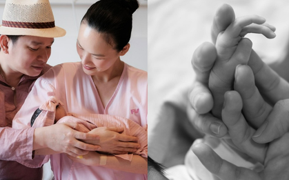 Siêu mẫu Vbiz và chồng bác sĩ chào đón con đầu lòng sau hơn 1 năm kết hôn