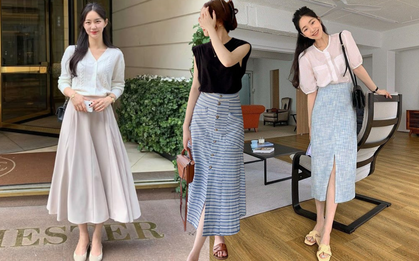 4 kiểu váy công sở kéo chân dài bất tận, giúp nàng nấm lùn cơi nới ít nhất 5cm chiều cao!