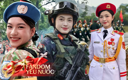 10 nữ quân nhân Việt Nam chỉ cần nở nụ cười là khuynh đảo mạng xã hội