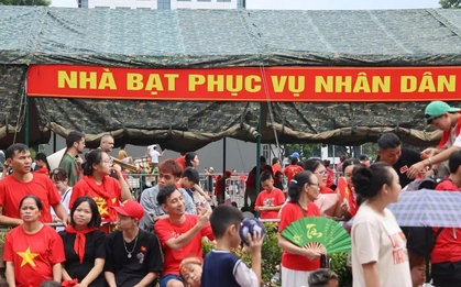 Hà Nội lắp đặt 10 nhà bạt dã chiến phục vụ nhân dân tham quan lễ diễu binh, diễu hành