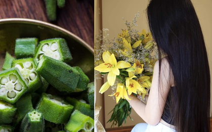 Tôi đã dùng thứ nước nhờn nhụa từ đậu bắp để ngăn tóc rụng "như lá mùa thu", 3 tháng sau điều bất ngờ đến