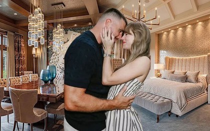 "Nhà tân hôn" 457 tỷ của Taylor Swift - Travis Kelce: Sang chảnh đến lóa mắt, "cô tiếng Anh và thầy thể dục" ở đây là đúng bài!