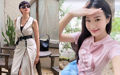 Doãn Hải My cứ xuất hiện cùng mẹ đẻ là gây sốt, "gen đỉnh" thể hiện hết ở một bóng lưng
