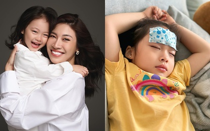 Pha Lê hốt hoảng vì con gái bị bệnh, sốt liên tục không thuyên giảm: "Mình lần đầu tiên biết tới căn bệnh này"