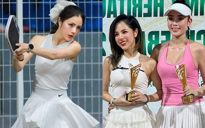 Vô địch giải pickleball, nữ MC nổi tiếng tuyên bố: Tôi có thể sĩ đến cuối đời rồi!