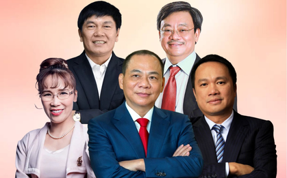 Cổ phiếu của các tỷ phú USD Việt Nam đồng loạt có 'biến'