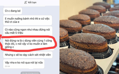 Vụ bán 2 trang công thức làm bánh bò giá 5 triệu, nhắn kèm "chị không muốn em làm giống chị”: Người bị bóc phốt lên tiếng!