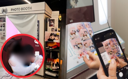 Chụp ảnh "nóng" trong tiệm photobooth