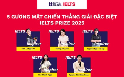Không cần điểm IELTS 'đỉnh chóp', 15 bạn trẻ vẫn được Hội đồng Anh vinh danh tại IELTS Prize 2025 nhờ điều này!