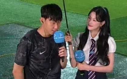 Son Heung-min gây tranh cãi dữ dội vì hành động thiếu tinh tế với nữ thần tượng Oh Ha Young