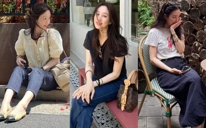 Nữ diễn viên 44 tuổi có style dạo phố cực trẻ xinh dù toàn mặc item cơ bản