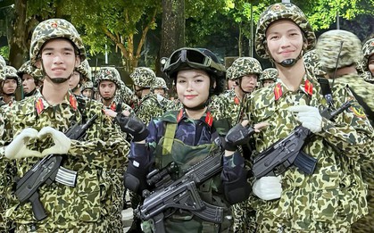 Bóng hồng gen Z tài sắc của Khối nữ chiến sĩ Biệt động