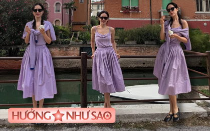 Son Ye Jin diện váy tím tại Venice: Bí quyết trẻ trung cho phụ nữ ngoài 40