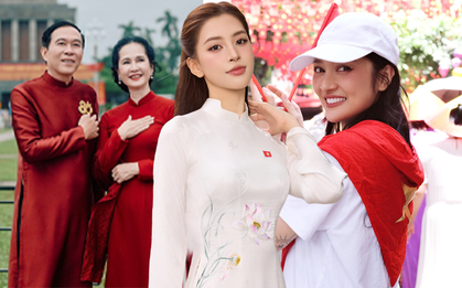 Sao Việt đồng loạt khoe sắc mừng ngày Tết Độc Lập, nhìn những khung hình đầy tự hào mới thấy: Hòa bình đẹp lắm