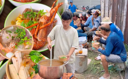 “Ai cũng muốn đi phụ hồ” khi gặp chủ nhà miền Tây hào sảng, ngày nào cũng đãi thợ tôm hùm, cua hoàng đế