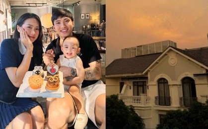 Vợ chồng Văn Hậu - Hải My rộn ràng tân gia biệt thự bề thế xa hoa, nội thất bạc tỷ lần đầu hé lộ