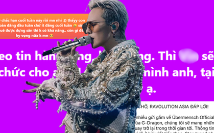 Nhiễu loạn thông tin concert G-Dragon tại Mỹ Đình cuối năm nay