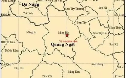 Động đất liên tiếp tại Quảng Ngãi lúc rạng sáng, Gia Lai ghi nhận rung lắc
