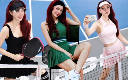 Nghiện pickleball kiểu Minh Hằng: Ra sân mặc chưa trùng bộ nào, cân đẹp từ đồ đắt tới rẻ bèo