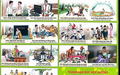 TP.HCM thông tin vụ trường học treo tranh đạo đức không phù hợp