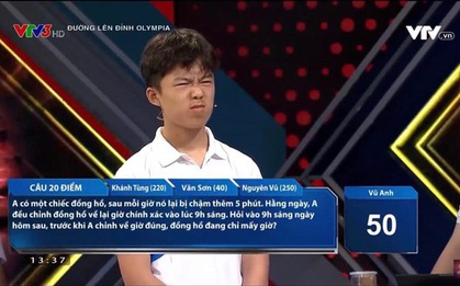 Bài toán Olympia không cần bấm máy tính cũng ra đáp án nhưng khiến thí sinh và khán giả "khó chịu vô cùng"