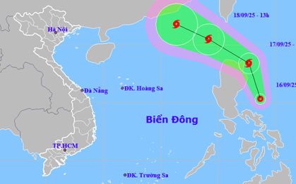 Hình thành áp thấp nhiệt đới, dự báo mạnh lên bão số 8 trên Biển Đông