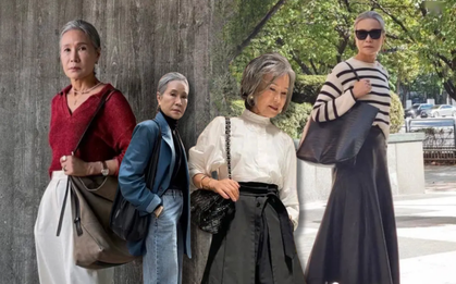 Học bí kíp mặc đẹp từ fashionista 70+ “đỉnh của chóp”: Vừa sang trọng vừa trẻ trung, lại toát ra khí chất quý phái