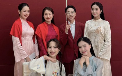 Hoa hậu Thanh Thủy - Phương Mỹ Chi và dàn sao dự tiệc chiêu đãi trọng thể kỷ niệm 80 năm Quốc khánh 2/9