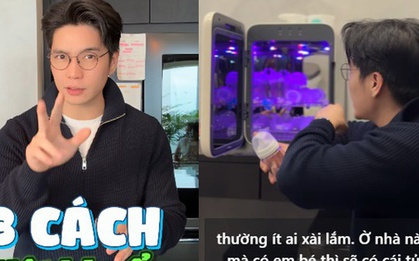Huy Trần tỉ mỉ diệt khuẩn bằng 3 cách, mẹ bỉm khen Ngô Thanh Vân và con gái đúng số hưởng