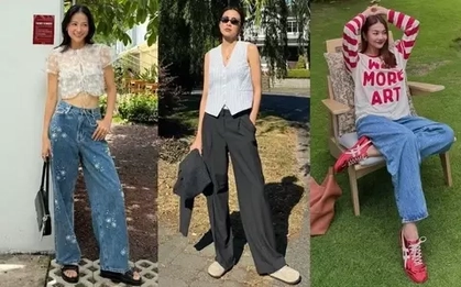 Hóa ra mỹ nhân Việt toàn là cao thủ mặc quần ống rộng, gợi ý 10 cách phối sành điệu đã con mắt