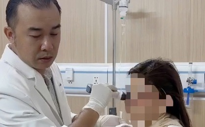 Sau một năm tiêm filler, người phụ nữ bị hoại tử mặt nặng nề