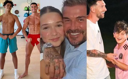 Top 5 "hot kid" nhà sao thể thao đình đám: Con trai Ronaldo, Messi mang "gen" vàng bóng đá, con của Beckham toàn thị phi!