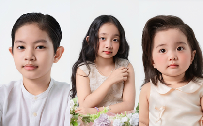 Khánh Thi - Phan Hiển khoe ảnh chân dung của 3 nhóc tỳ, visual cực phẩm cỡ nào mà netizen rần rần: Gen quá đỉnh!