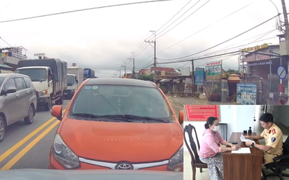 Lái ô tô ngược chiều, lại không chịu nhường đường còn dùng điện thoại ghi hình: Nữ tài xế nói lý do