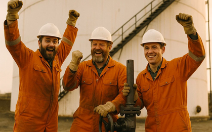 Khoan theo chiều ngang suốt ngày đêm, trúng lớn mỏ kho báu ‘vàng đen’ phun trào dữ dội dưới độ sâu 11.000 mét, gần 18 triệu tấn được đưa lên mặt đất