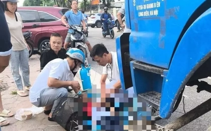 Hà Nội: Nam sinh tử vong gần cổng trường sau va chạm với xe tải