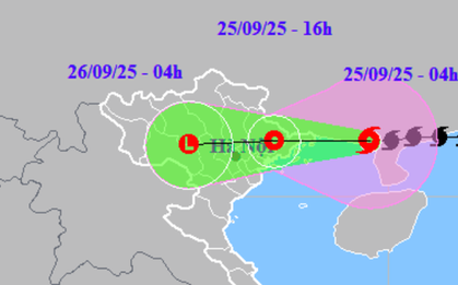 Bão số 9 Ragasa giật cấp 11 đang lao nhanh vào đất liền nước ta