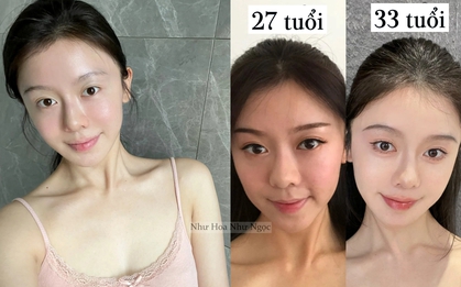 3 năm dưỡng nhan từ trong ra ngoài, người phụ nữ này trông như "đổi mặt" mà không hề nhờ tới dao kéo