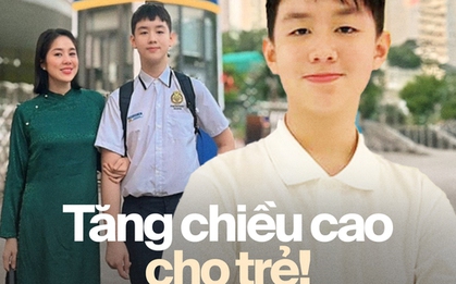 Con trai Lê Phương 14 tuổi cao gần 1,8m, visual chuẩn soái ca tương lai: Mẹ nói không bao giờ tiếc đầu tư cho con dùng món này mỗi ngày