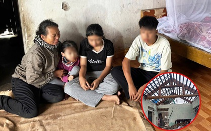 Lốc xoáy ở Ninh Bình: Nhói lòng cảnh 3 con thơ ngơ ngác bên linh cữu mẹ, bố bị thương nặng đang cấp cứu