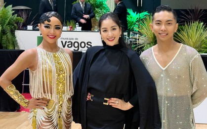 Phan Hiển - Thu Hương tiếp tục toả sáng giải châu Âu sau khi giành huy chương thế giới, Khánh Thi xúc động tự hào