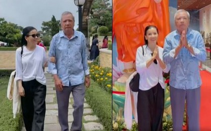 Hình ảnh Ngọc Trinh quấn quýt bên bố trước 16 ngày qua đời